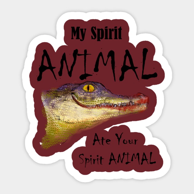 Spirit Animal Sticker by theerraticmind